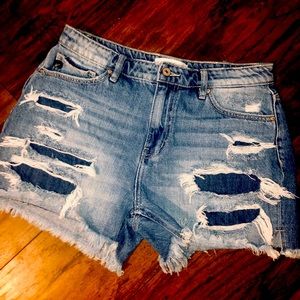 BRAND NEW. KanCan Jean Shorts size 9.